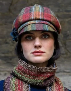 Newsboy Cap Autumn check col.321