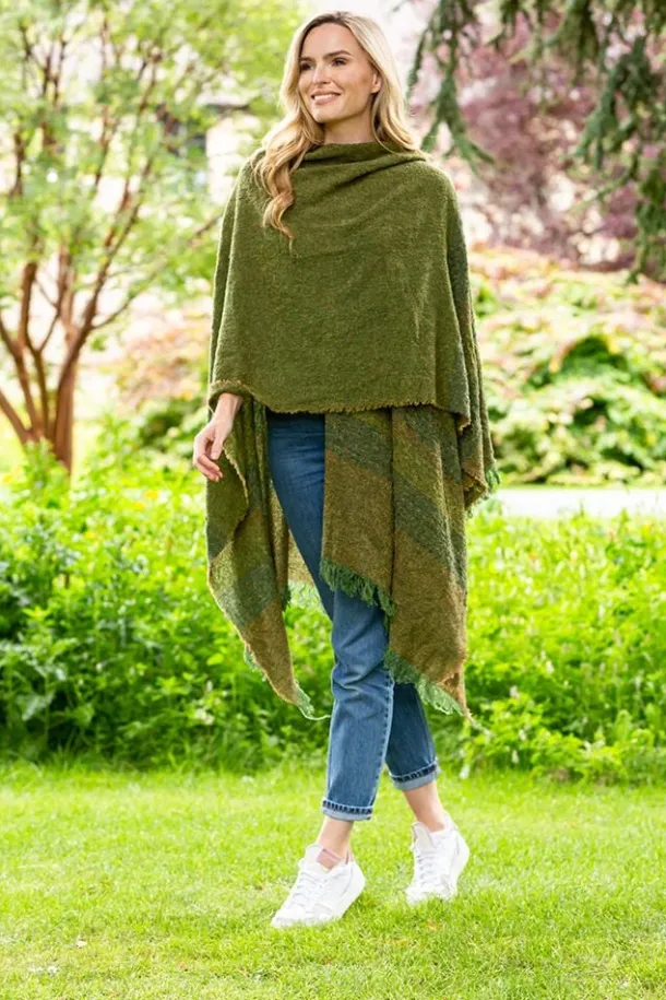 Ruanna Celtic Cape Moss Green