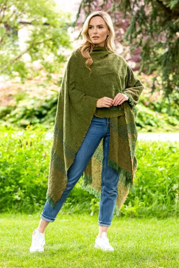 Ruanna Celtic Cape Moss Green
