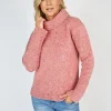 Shawl Neck Sweater Pink