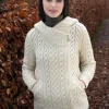 Side Zip Cardigan with Hoody