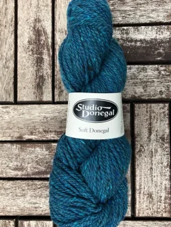 Soft Donegal Knitting Wool Teal 100g