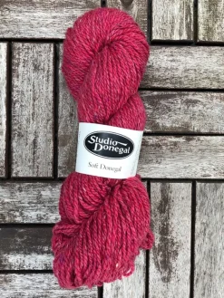 Soft Donegal Knitting Wool Pink 100g
