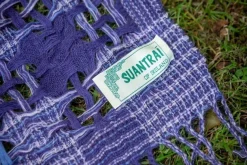 Suantrai of Ireland Scarf Open Weave Purple Fuschia