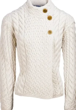 Super Soft Aran Button Cardigan