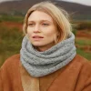Super Soft Aran Snood Cloud Grey