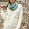 Super Soft Aran Snood Mint