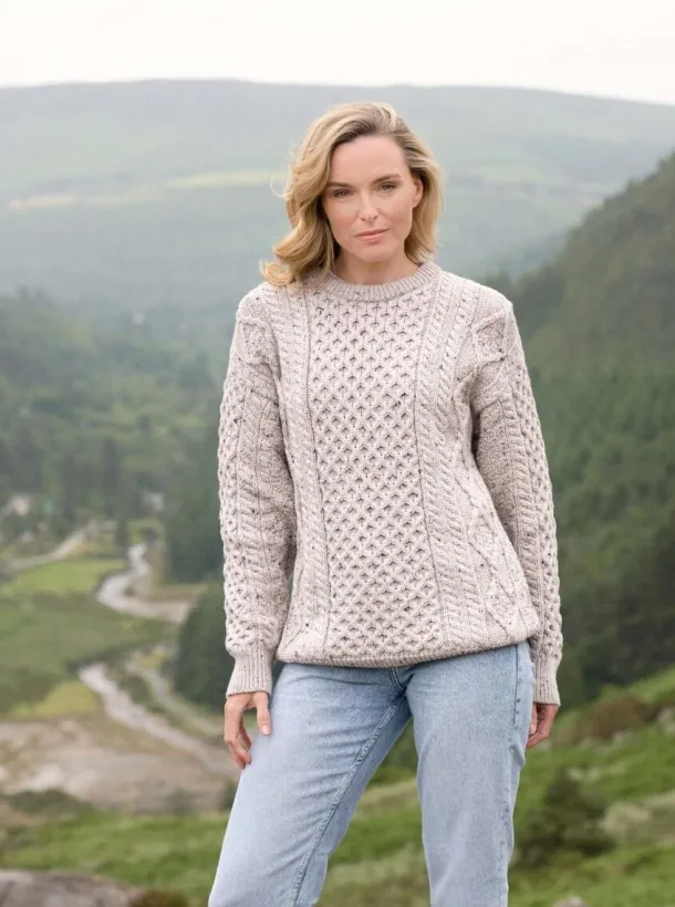 Super Soft Crew Neck Sweater Oatmeal