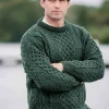 Super Soft Crew Neck Sweater Army Green