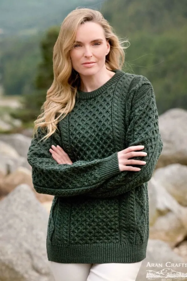 Super Soft Crew Neck Sweater Green