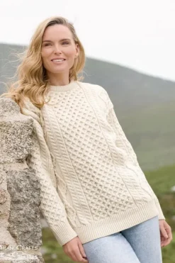 Super Soft Crew Neck Sweater Natural