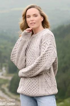 Super Soft Crew Neck Sweater Oatmeal