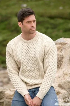 Super Soft Crew Neck Sweater - Natural