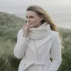 Super Soft Irish Aran Snood Natural