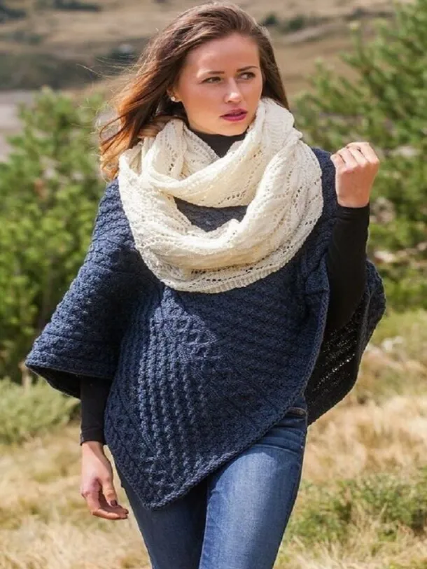 Super soft merino wool Infinity Scarf