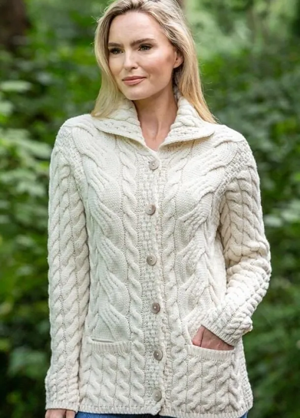 Super Soft Merino Wool Ladies Cardigan