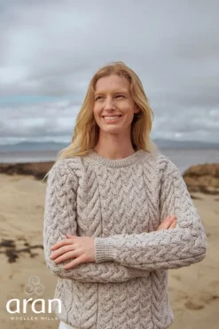 Super Soft Merino Wool Sweater Oatmeal