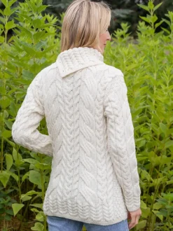 Supersoft Button Neck Sweater - Natural