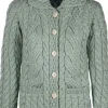 Supersoft Merino Wool Cardigan Green