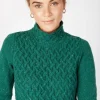 Trellis Sweater Green Garden
