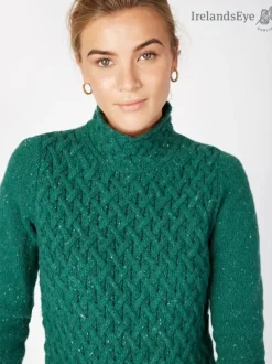 Trellis Sweater Green Garden