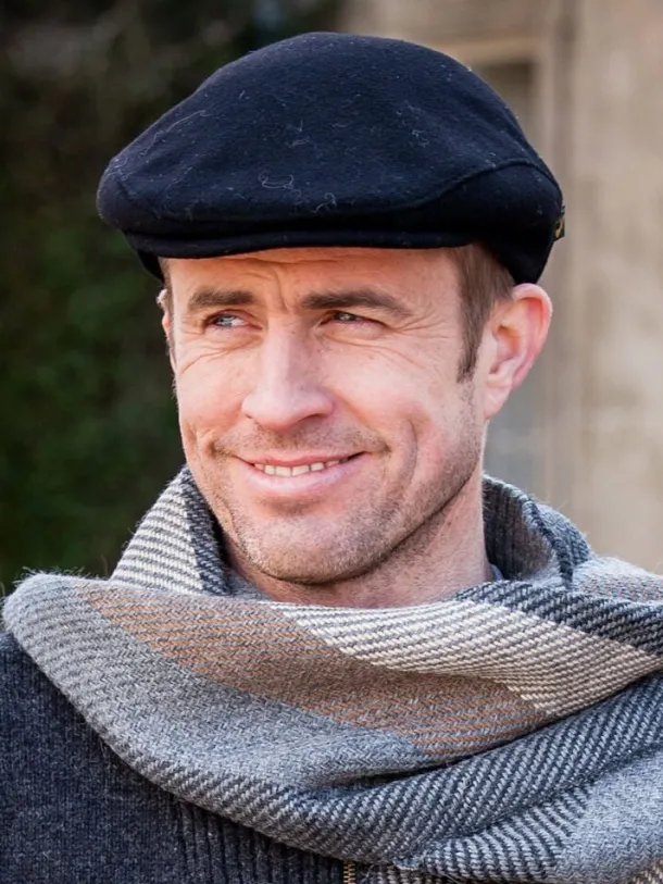 Trinity Flat Cap Black