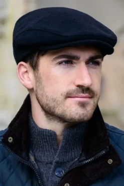 Trinity Flat Cap Black