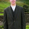Tweed Sports Jacket Olive