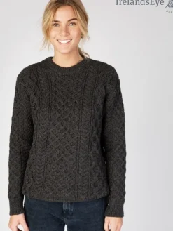 Unisex Heavyweight Aran Sweater Graphite