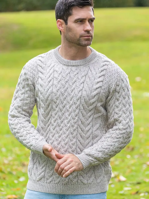 Unisex Super Soft Merino Wool Sweater Oatmeal