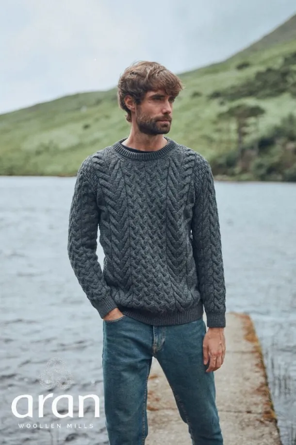 Unisex Super Soft Merino Wool Sweater Charcoal
