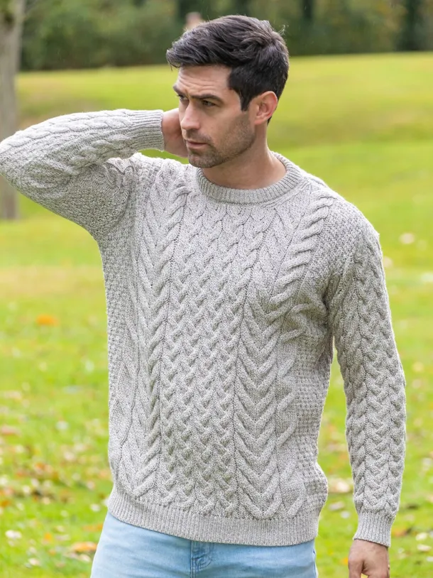 Unisex Super Soft Merino Wool Sweater Oatmeal