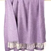 Wool and Cashmere Herringbone Throw Col.1440