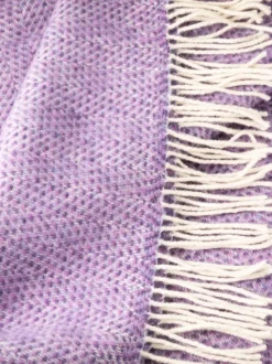 Wool and Cashmere Herringbone Throw Col.1440
